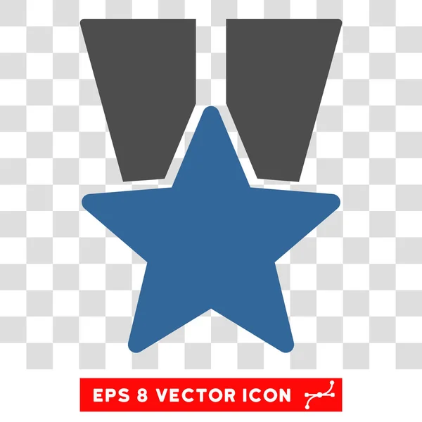 Medalha Estrela Eps Vector Ícone —  Vetores de Stock