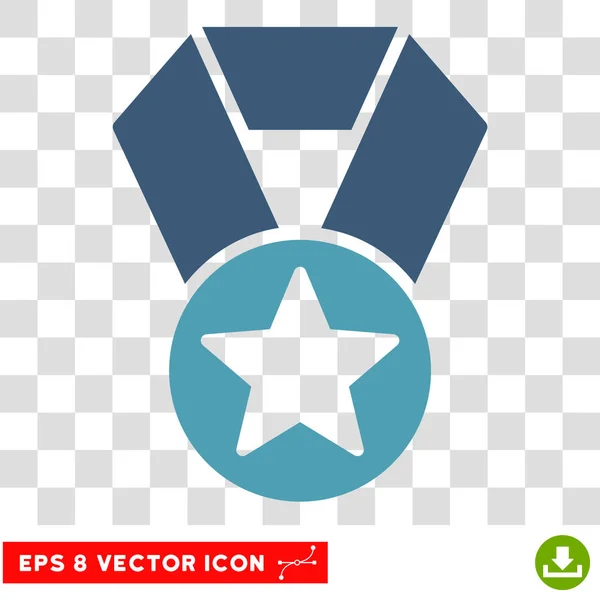Médaille de champion Eps vecteur Icône — Image vectorielle