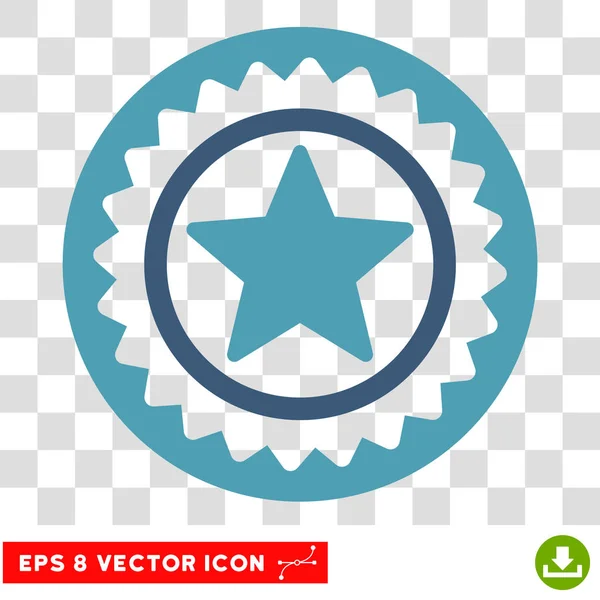 Medal Seal Eps Vector Icon — Stock Vector
