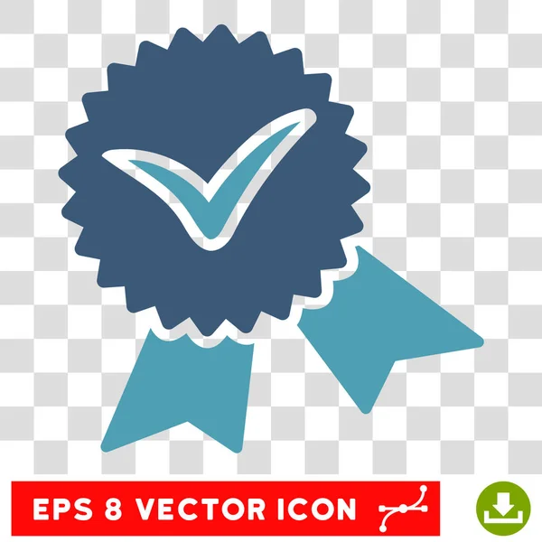 Validierung Siegel eps Vektor-Symbol — Stockvektor