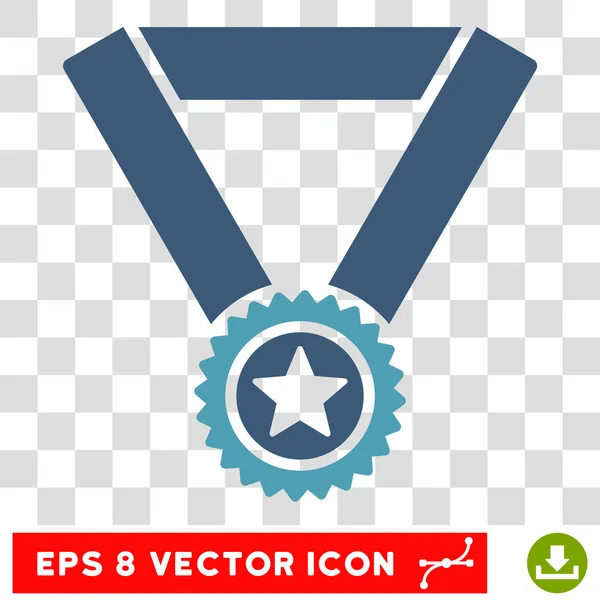 Ganador Medalla Eps Vector Icono — Vector de stock