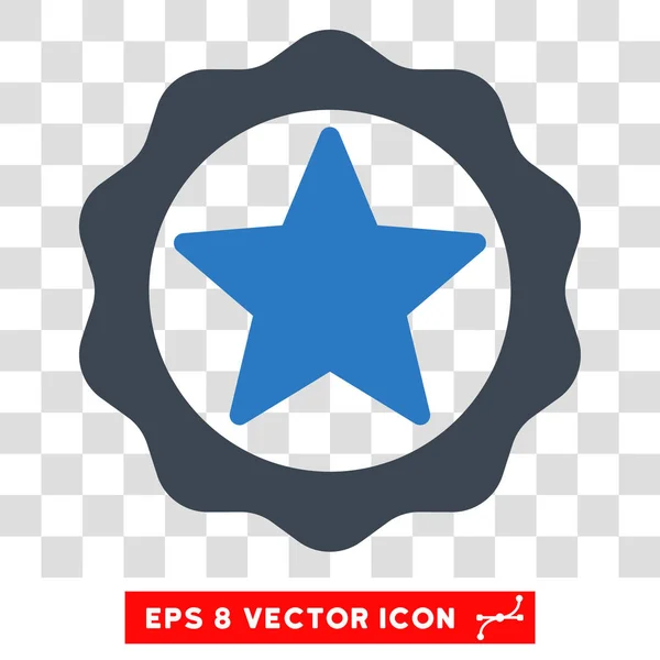 Prémio Selo Eps Vector Ícone — Vetor de Stock