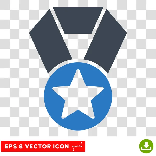 Champion Medal Eps Vector Icon — Stock Vector