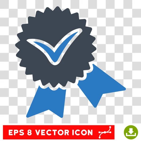 Validierung Siegel eps Vektor-Symbol — Stockvektor