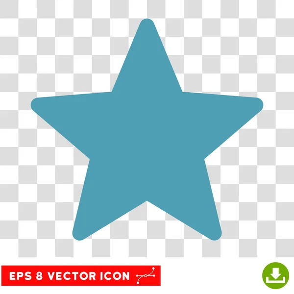 Estrella Eps Vector Icono — Vector de stock