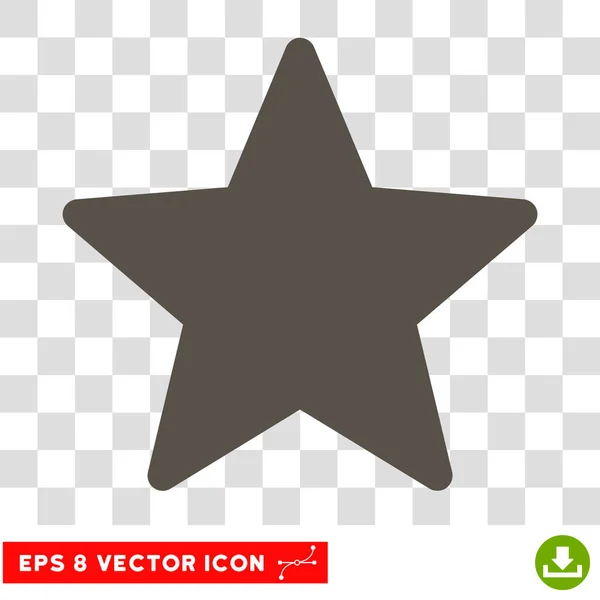 Estrella Eps Vector Icono — Vector de stock