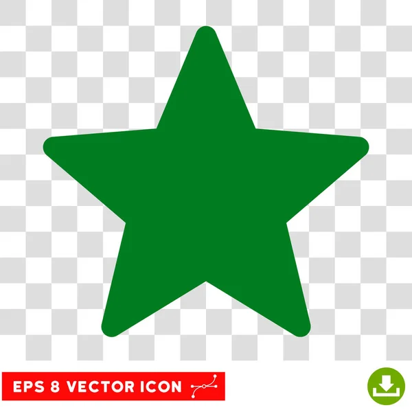 Estrella Eps Vector Icono — Vector de stock
