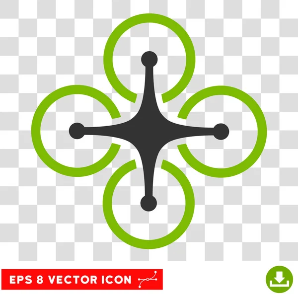 Ícone do vetor do Eps do Airdrone — Vetor de Stock