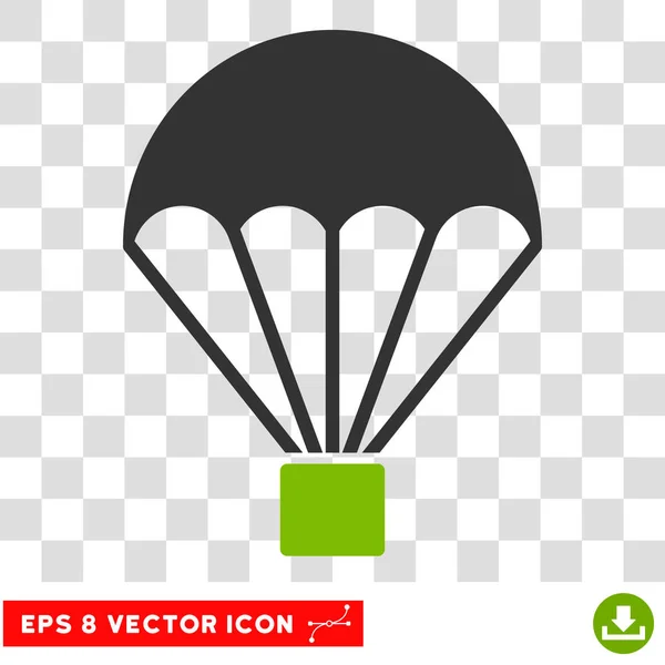 Fallschirm eps Vektor-Symbol — Stockvektor