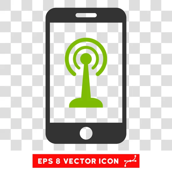 Funksteuerung Smartphone eps Vektor-Symbol — Stockvektor