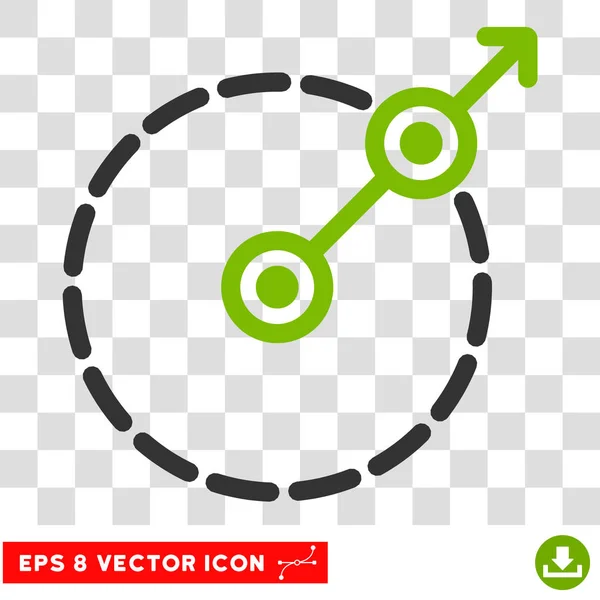 Round Area exit eps Vektor-Symbol — Stockvektor