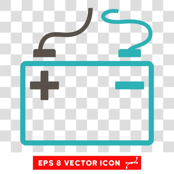 Векторная икона аккумулятора Eps — стоковый вектор