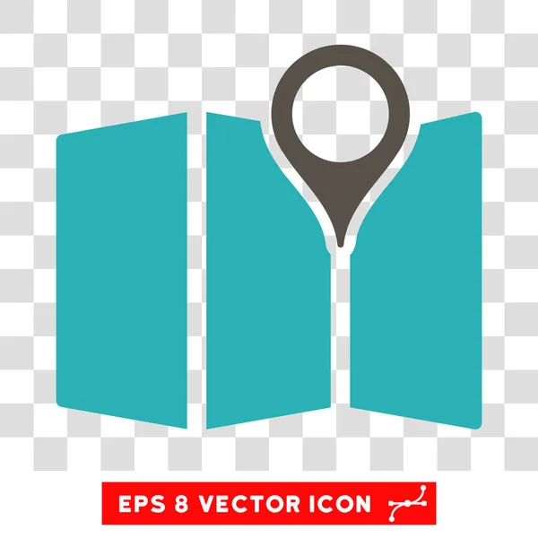 Map eps vektorsymbol — Stockvektor