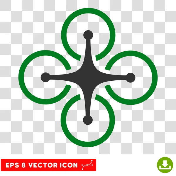 Airdrone Eps Vector Icono — Vector de stock