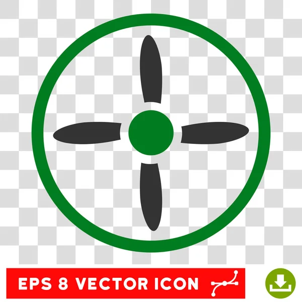 Vis de drone Eps Icône vectorielle — Image vectorielle