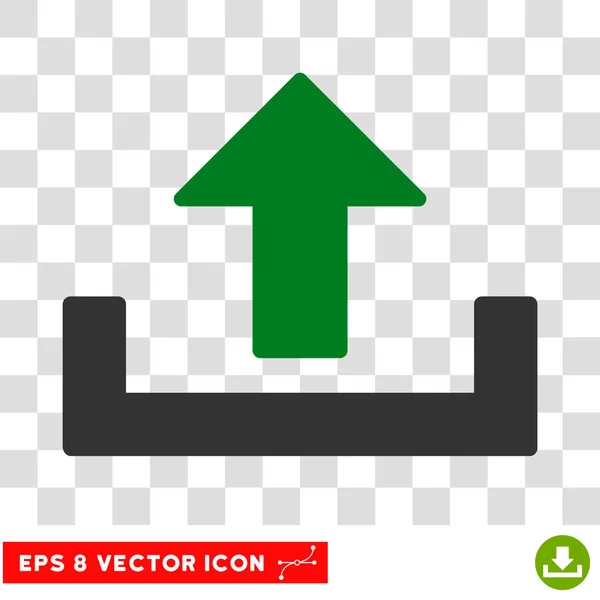 Subir Eps Vector Icono — Vector de stock