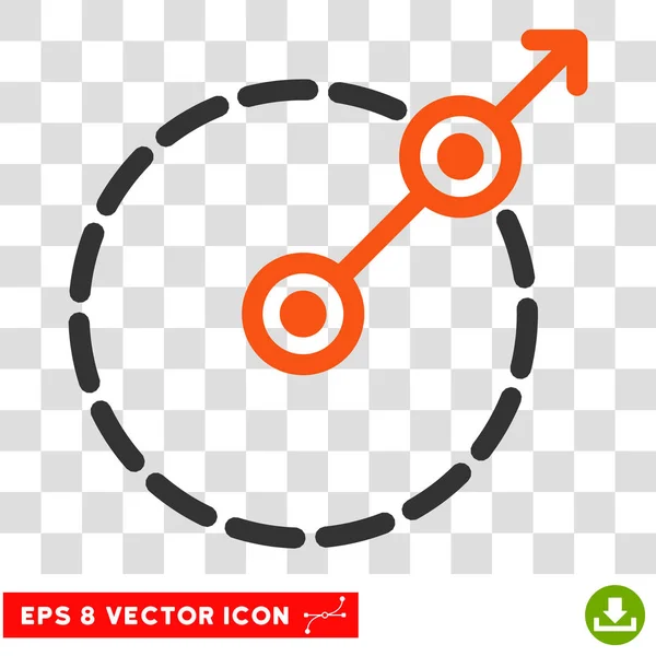 Round Area exit eps Vektor-Symbol — Stockvektor