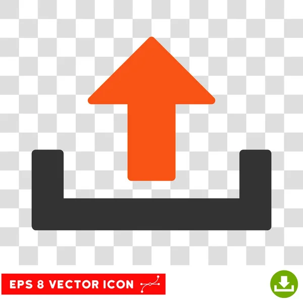 Eps-Vektorsymbol hochladen — Stockvektor