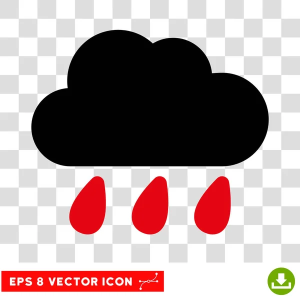 Векторная икона "Облака дождя" — стоковый вектор