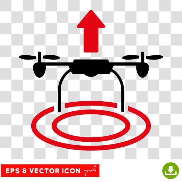 Inicio Drone Eps Vector icono — Vector de stock