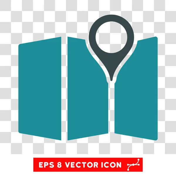 Map eps vektorsymbol — Stockvektor