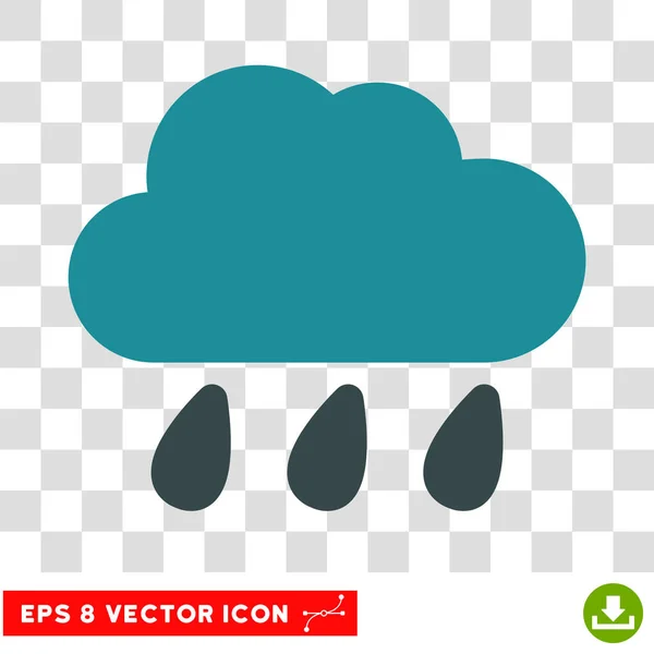 Ikona wektor chmury deszcz — Wektor stockowy
