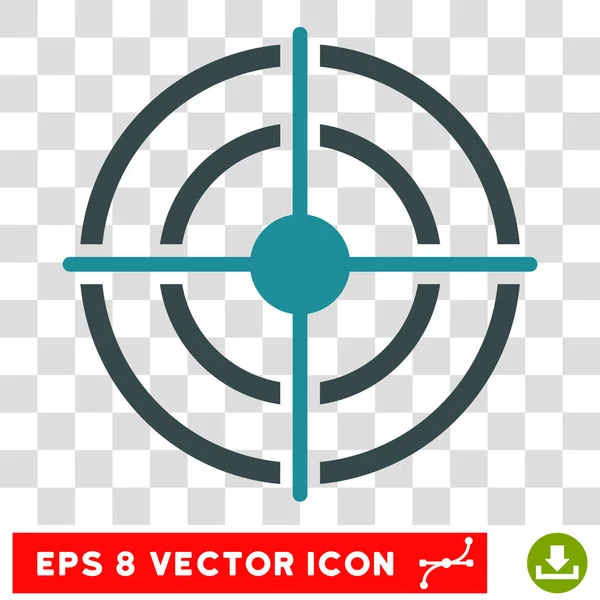 Ziel eps Vektor-Symbol — Stockvektor