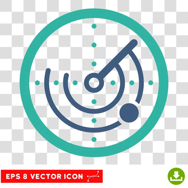 Radar Eps Vector Icono — Vector de stock