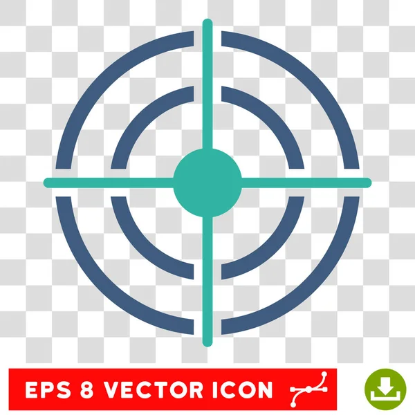 Ziel eps Vektor-Symbol — Stockvektor