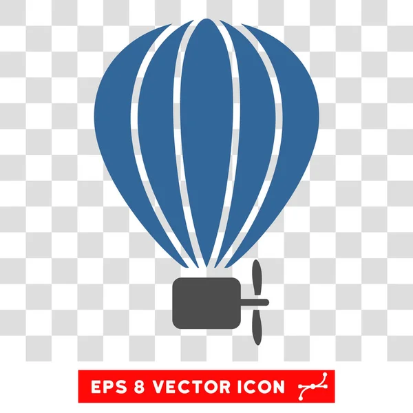 Aerostat balon Eps vektör simgesi — Stok Vektör