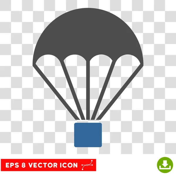 Paracaídas Eps Vector Icono — Vector de stock