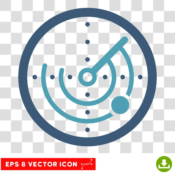 Radar Eps Vector Icon — Stock Vector