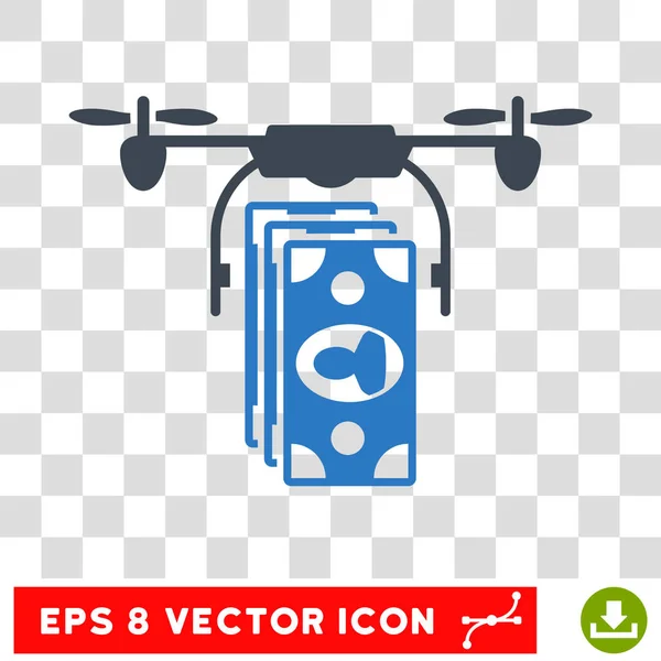 Notas de zangão Pagamento Eps Vector Icon — Vetor de Stock