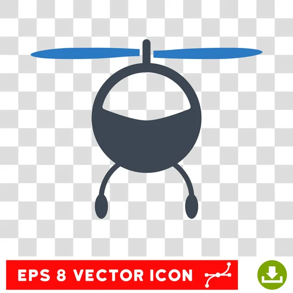 Helikopter eps Vektorsymbol — Stockvektor