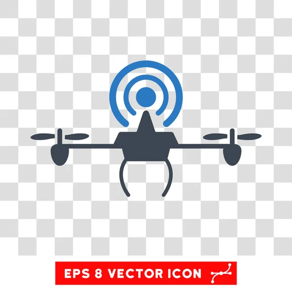 Wifi Repeater Drohne eps Vektorsymbol — Stockvektor
