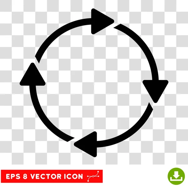 Ícone do vetor de Eps da rotação — Vetor de Stock
