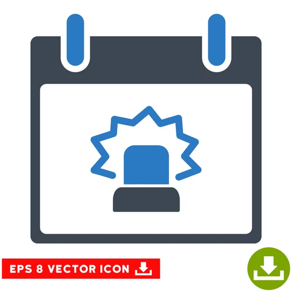 Alert Calendar Day Vector Eps Icon — Stock Vector