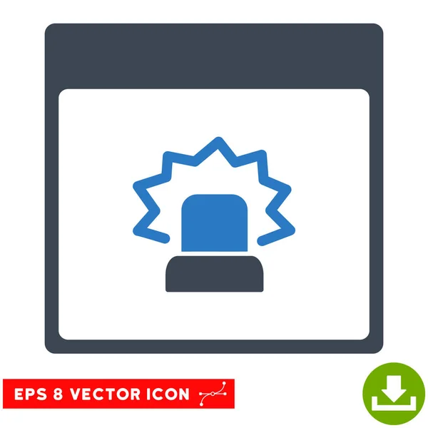 Alarm Kalender Seite Vektor eps Symbol — Stockvektor