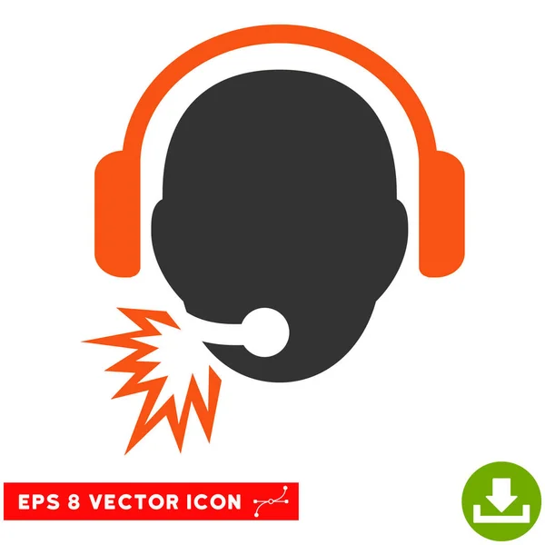 Mensaje del operador Vector Eps Icon — Vector de stock