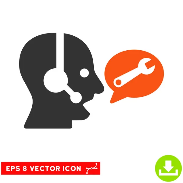 Operator Service Message Vector Eps Icon — Stock Vector