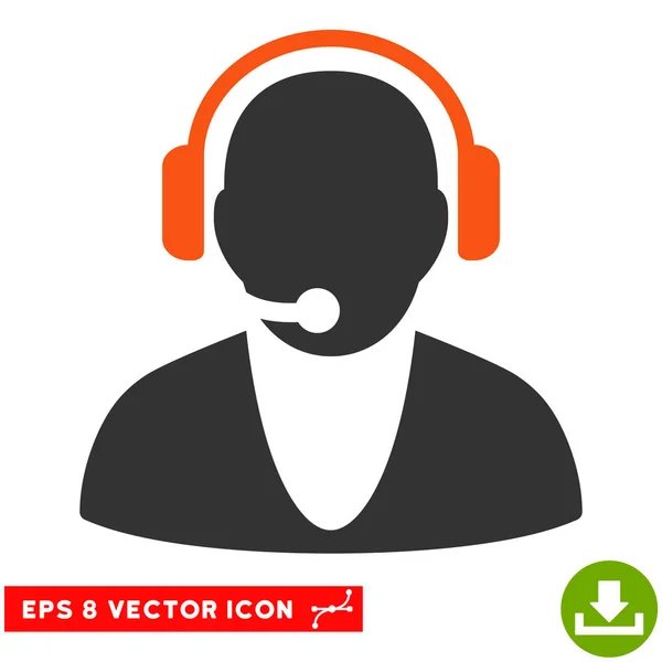 Оператор Vector Eps Icon — стоковый вектор