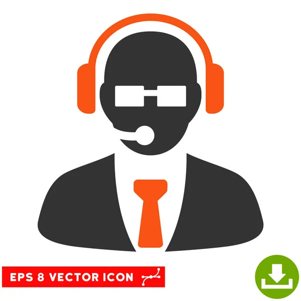 Administrador de Soporte Vector Eps Icono — Vector de stock