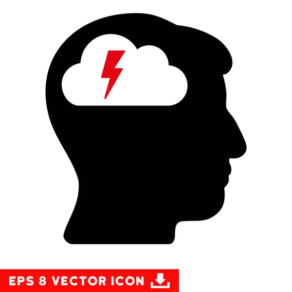 Lluvia de ideas Vector Eps icono — Vector de stock