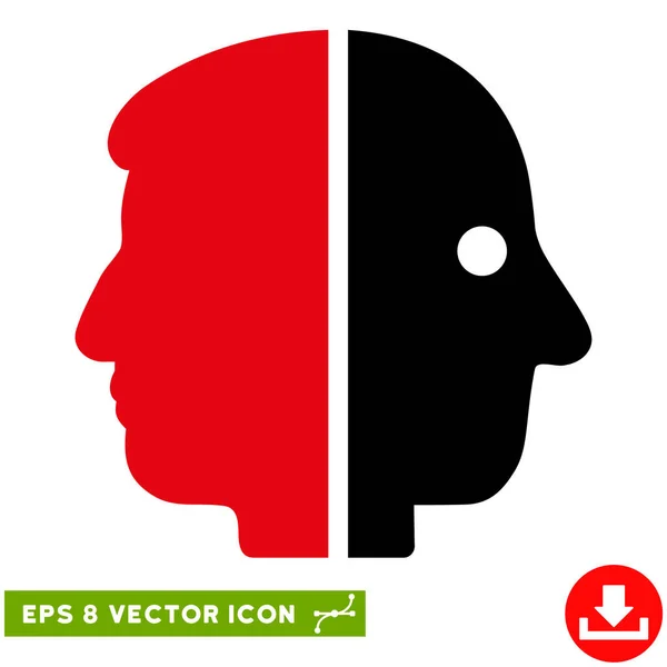 Dual-Face-Vektor eps-Symbol — Stockvektor