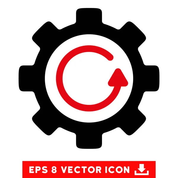 Rotação de engrenagem Vetor de direção Eps Icon — Vetor de Stock