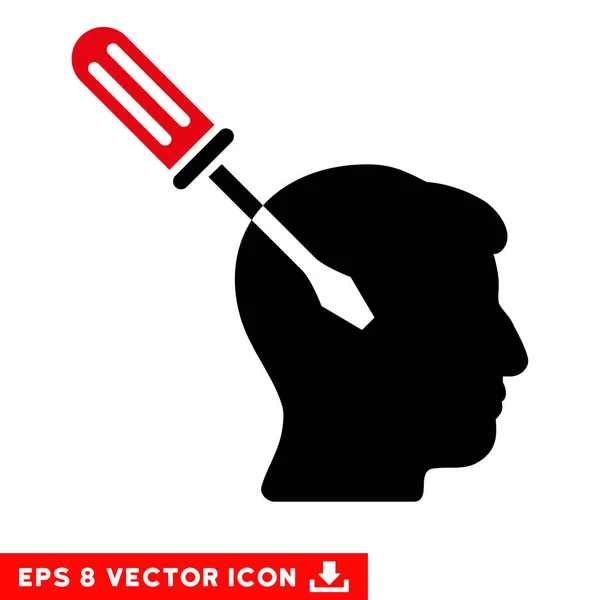 Intellect Screwdriver Tuning Vector Eps Icon — Stock Vector