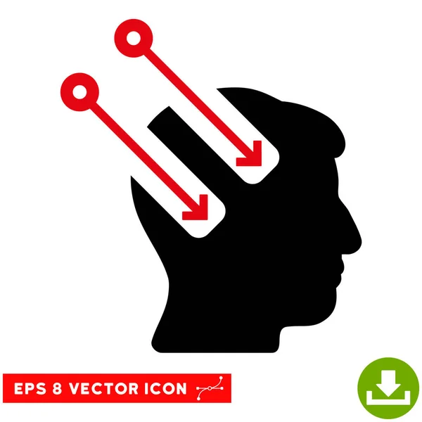 Neural Interface Vector Eps Icon — Stock Vector