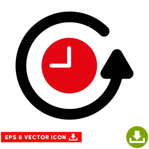 Restaurer horloge vectoriel Eps Icône — Image vectorielle