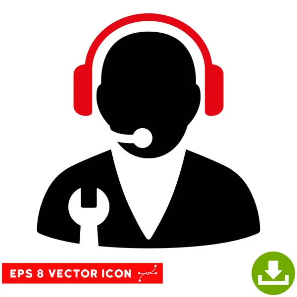 Менеджер поддержки Vector Eps — стоковый вектор