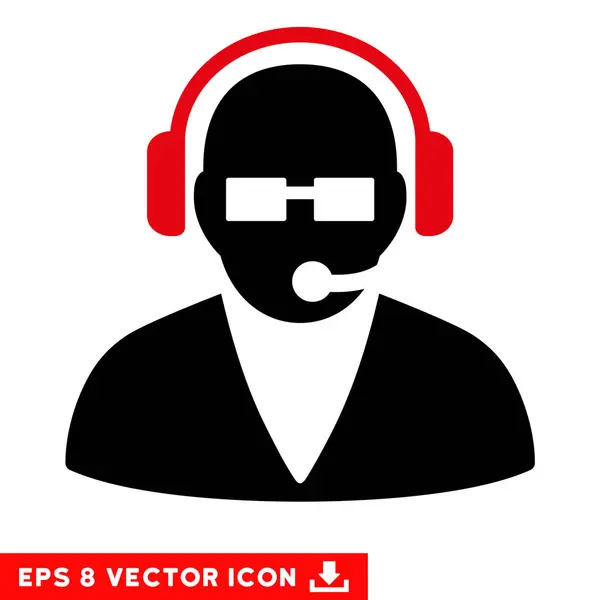 Soporte Operador Vector Eps icono — Vector de stock